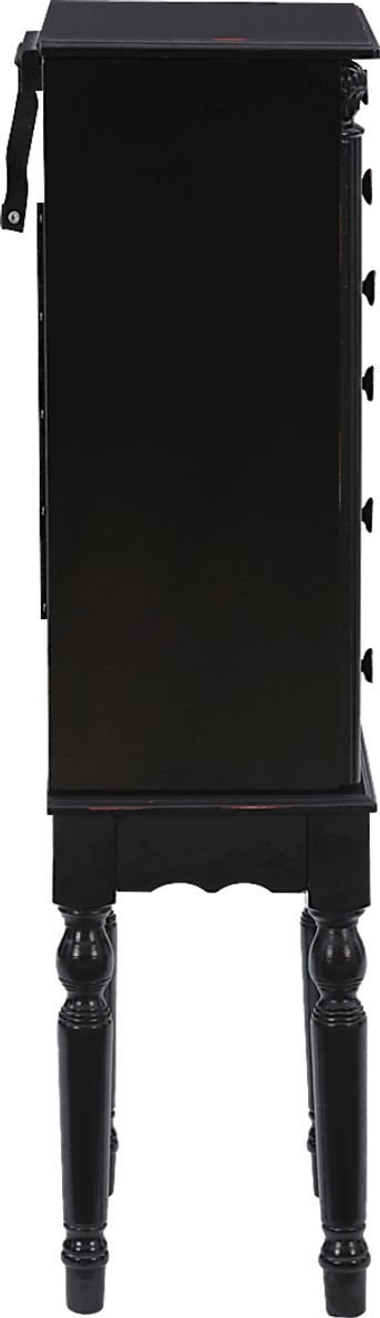 Everinaa Black Jewelry Armoire