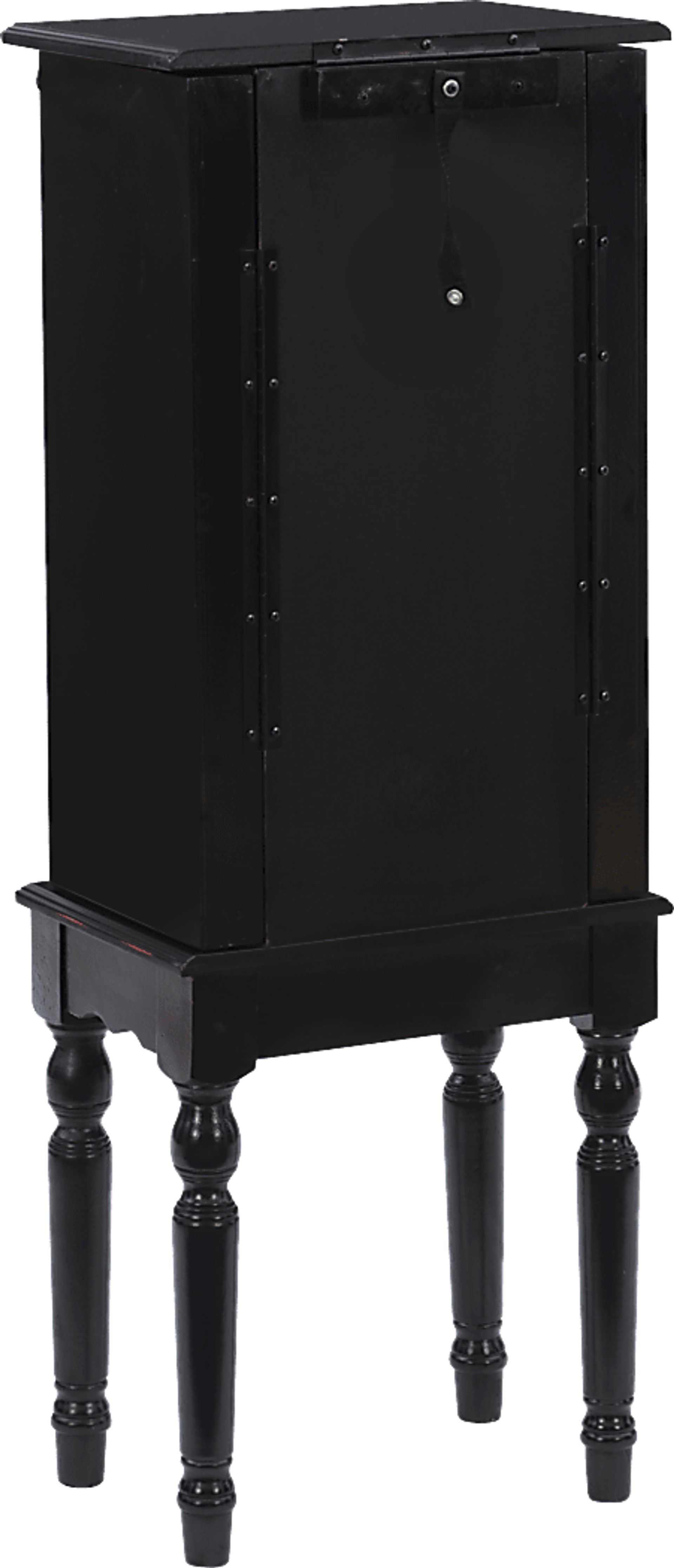 Everinaa Black Jewelry Armoire - Image 6