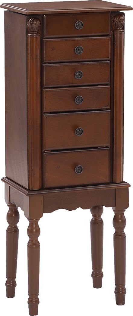 Everinaa Red Jewelry Armoire