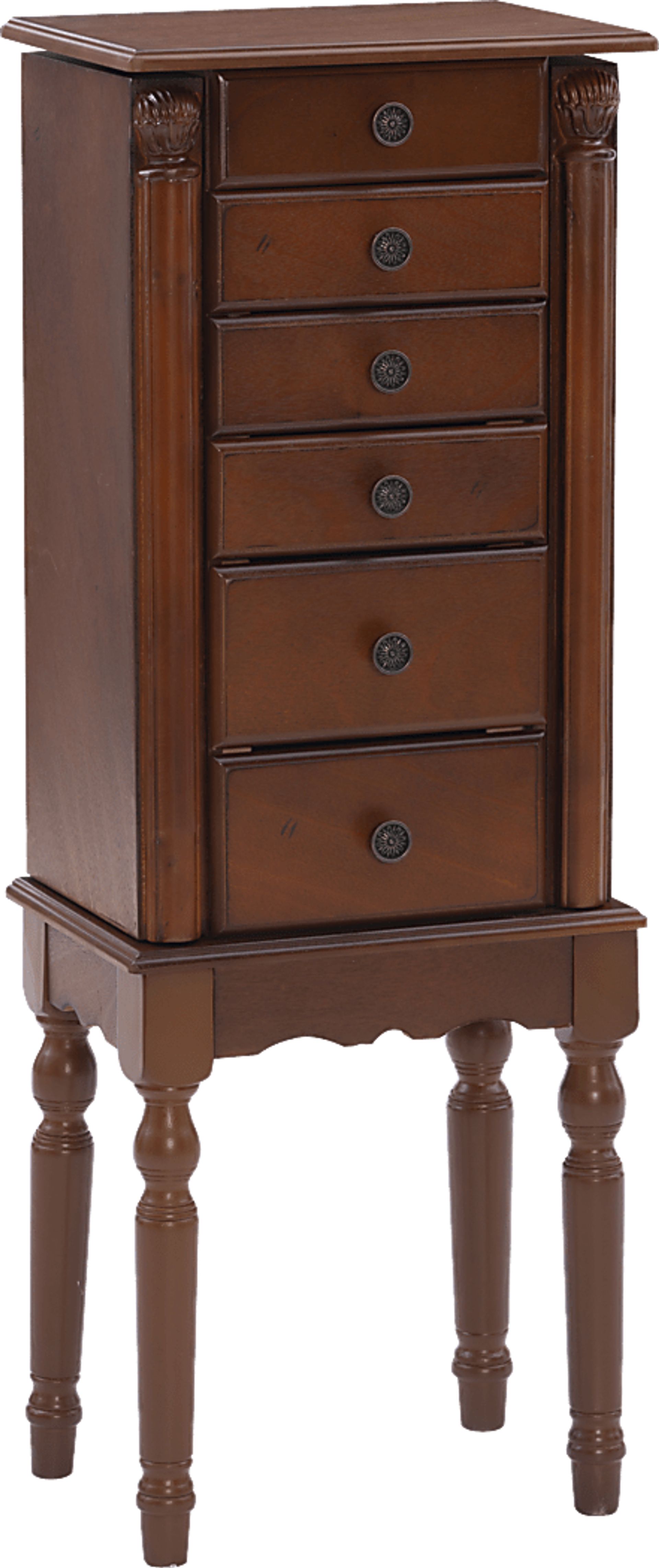 Everinaa Red Jewelry Armoire - Image 1