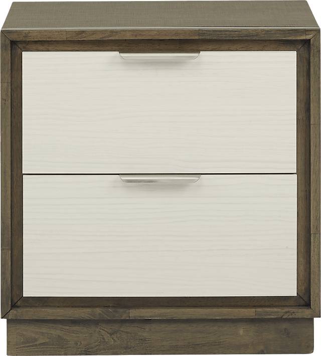 Everson Gray Nightstand - Thumbnail - Image 1