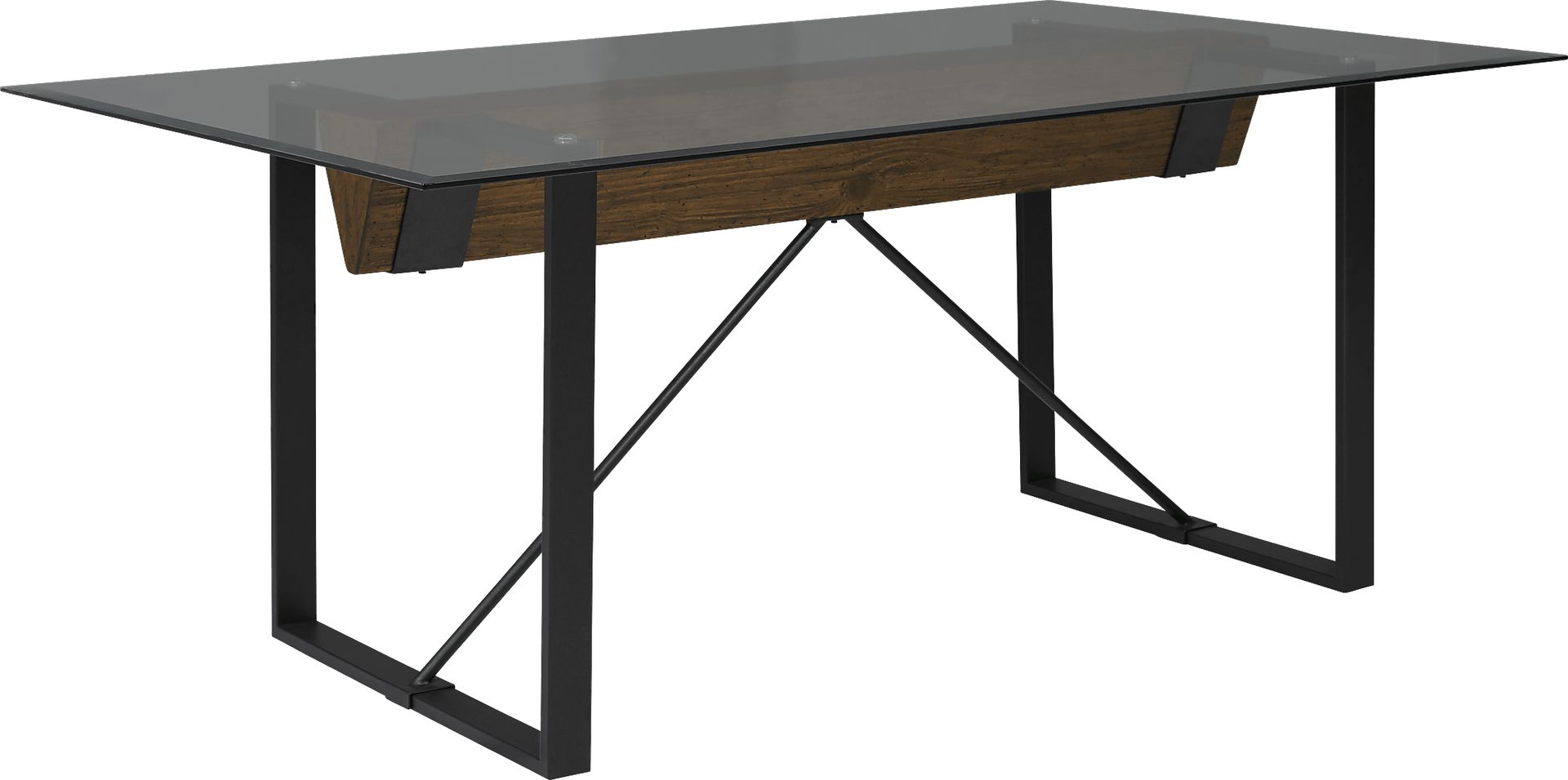 Everton Dark Brown 5 Pc Dining Set with Brown Chairs - Image 2