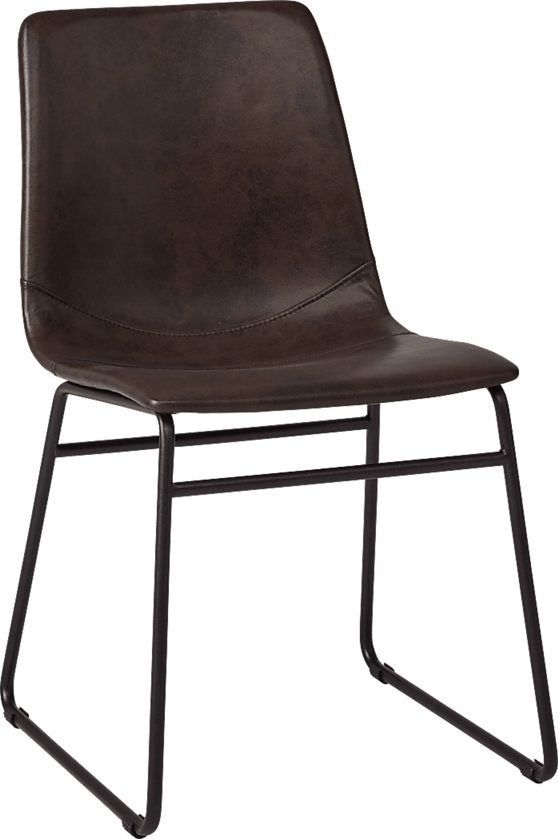 Everton Dark Brown Side Chair - Image 1