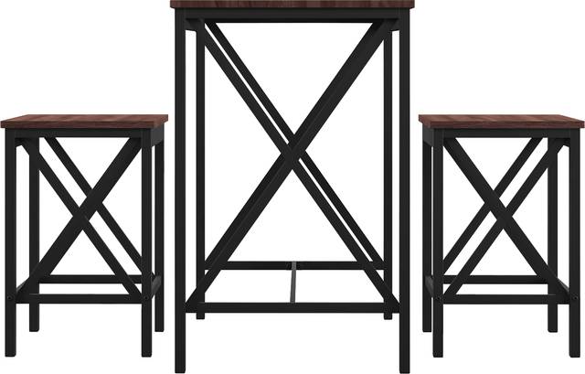 Evesham Brown 3 pc Dining Set - Thumbnail - Image 3
