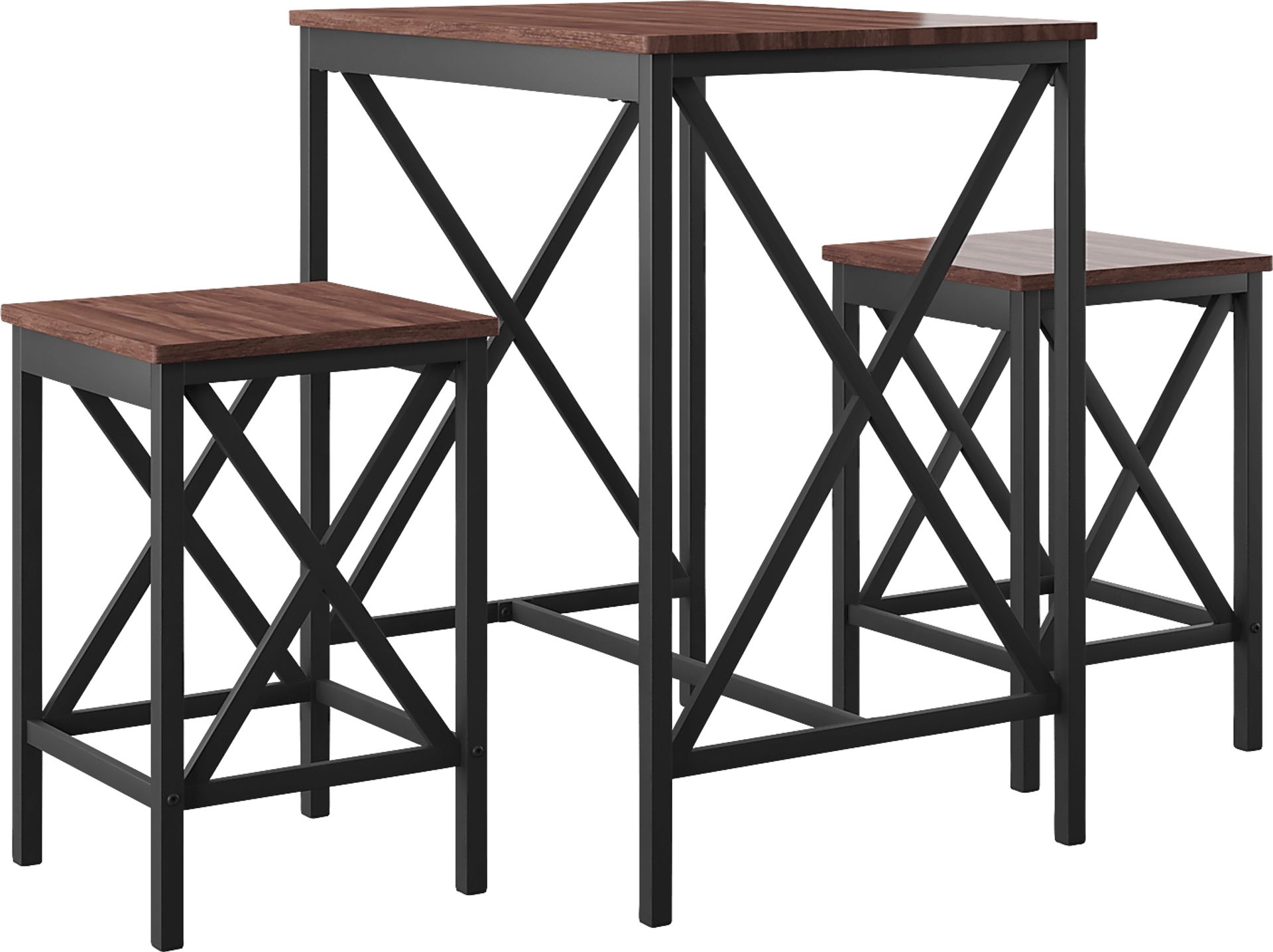 Evesham Brown 3 pc Dining Set - Image 1