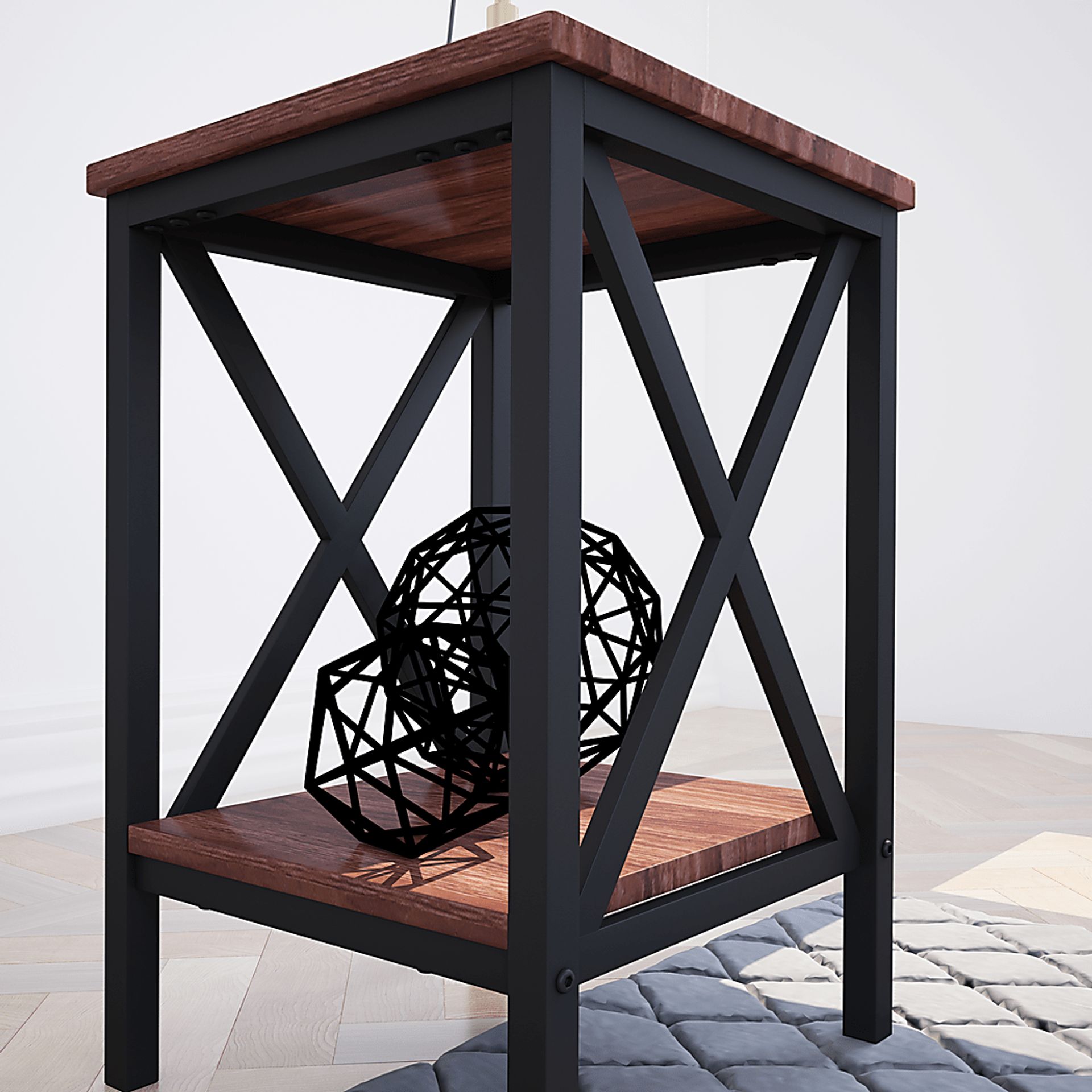 Evesham Brown End Table - Image 5