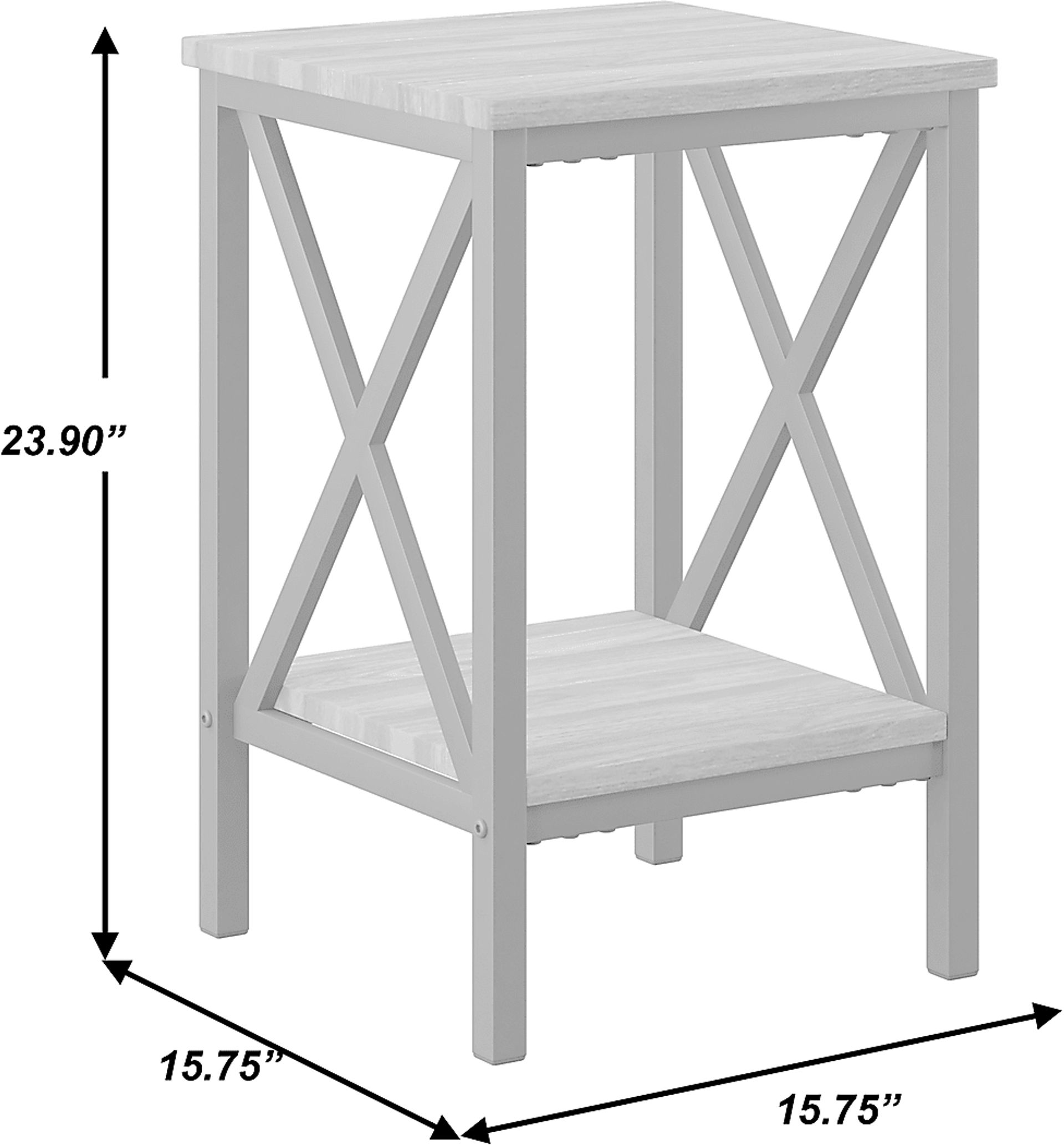 Evesham Brown End Table - Image 9