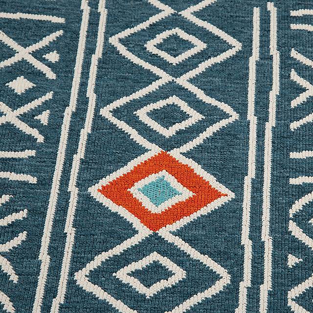 Evette Rios Jaspen Blue 5' x 7' Indoor/Outdoor Rug - Thumbnail - Image 3