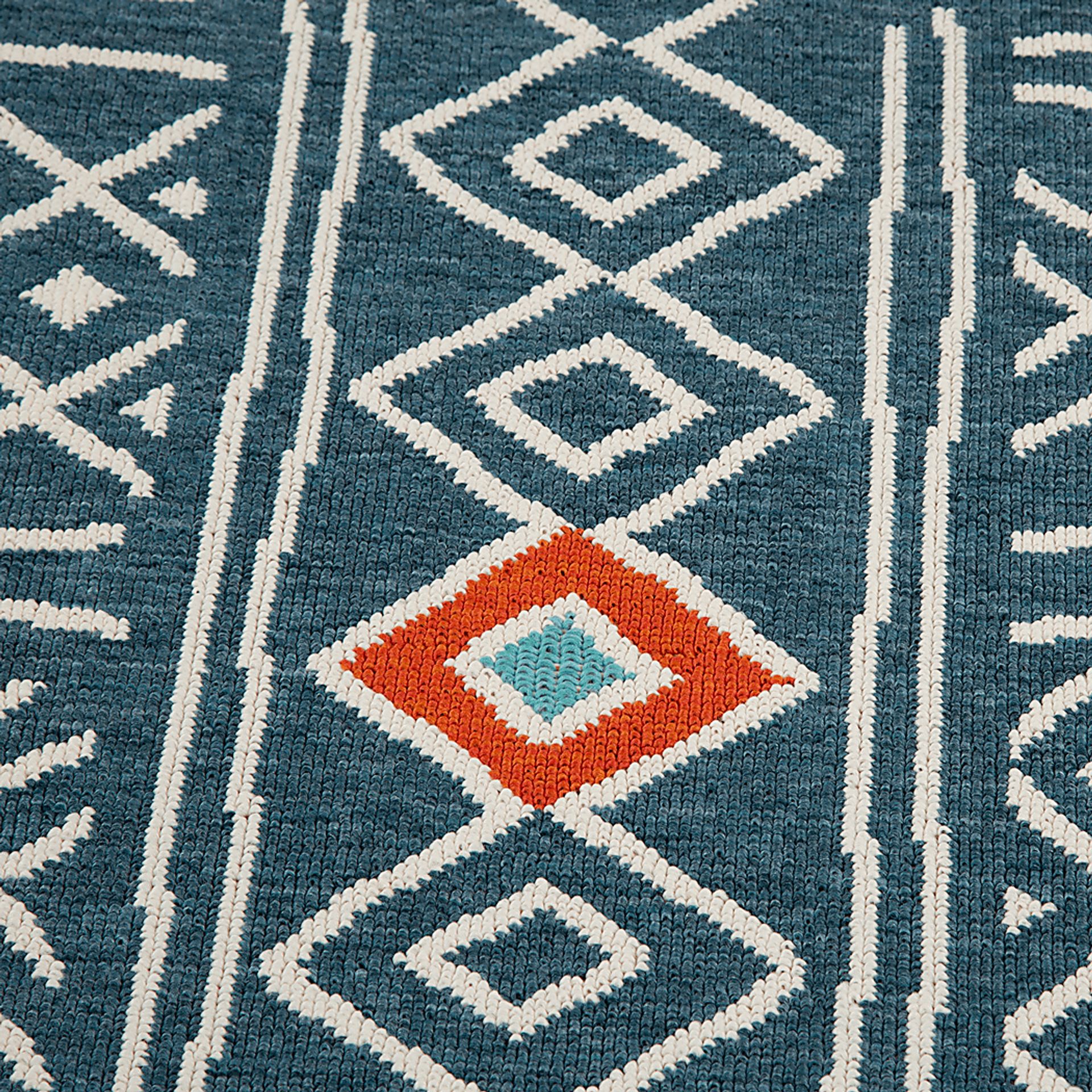 Evette Rios Jaspen Blue 5' x 7' Indoor/Outdoor Rug - Image 3