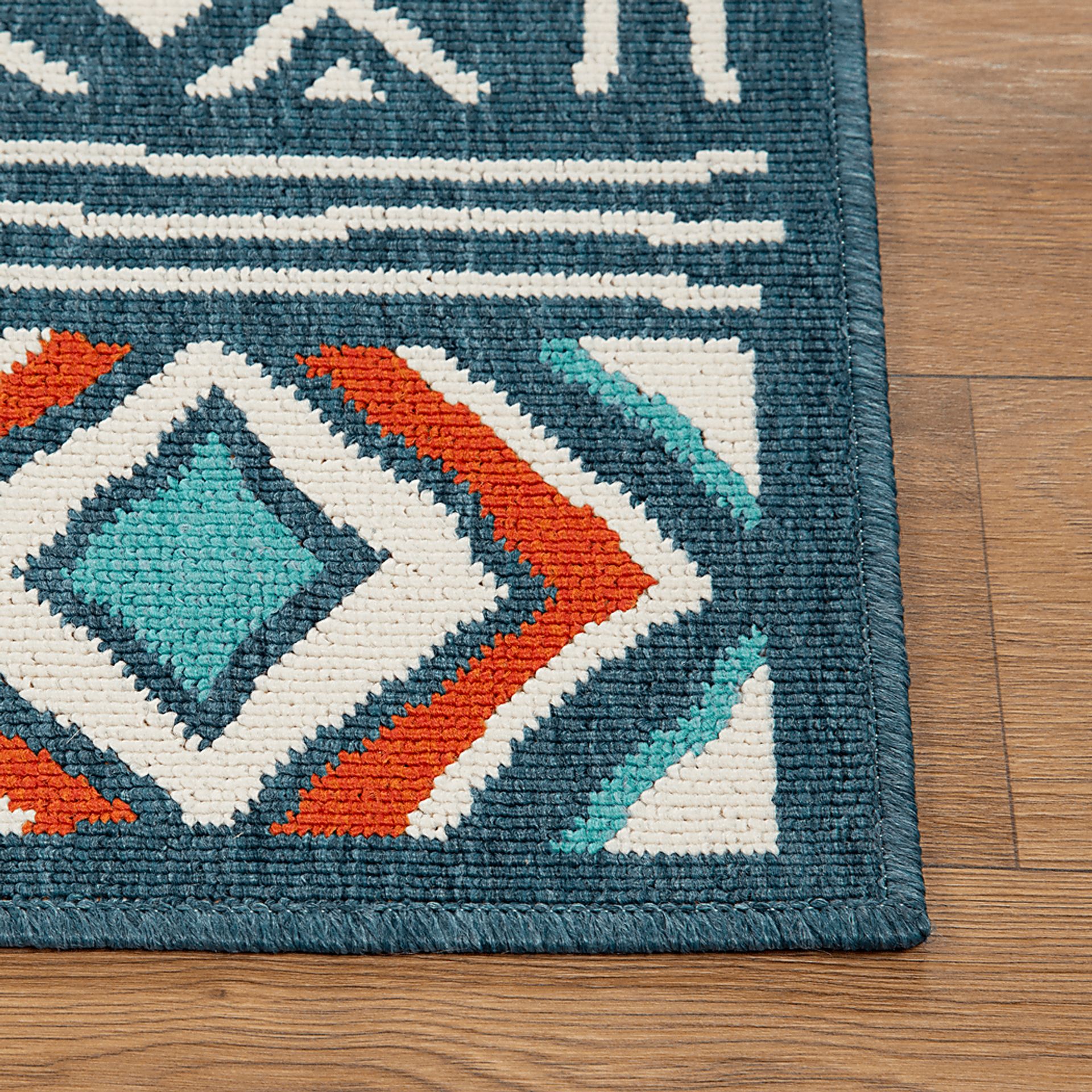 Evette Rios Jaspen Blue 5' x 7' Indoor/Outdoor Rug - Image 6