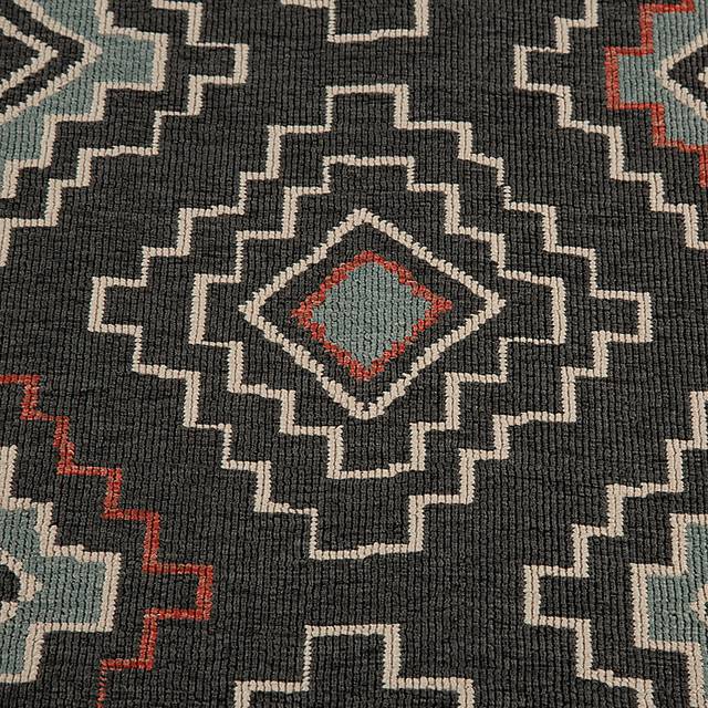 Evette Rios Boltan Black 5' x 7' Indoor/Outdoor Rug - Thumbnail - Image 3