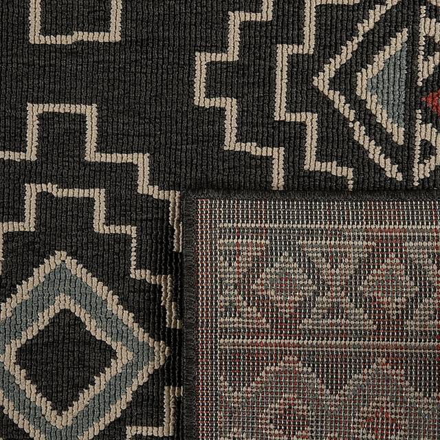 Evette Rios Boltan Black 5' x 7' Indoor/Outdoor Rug - Thumbnail - Image 4