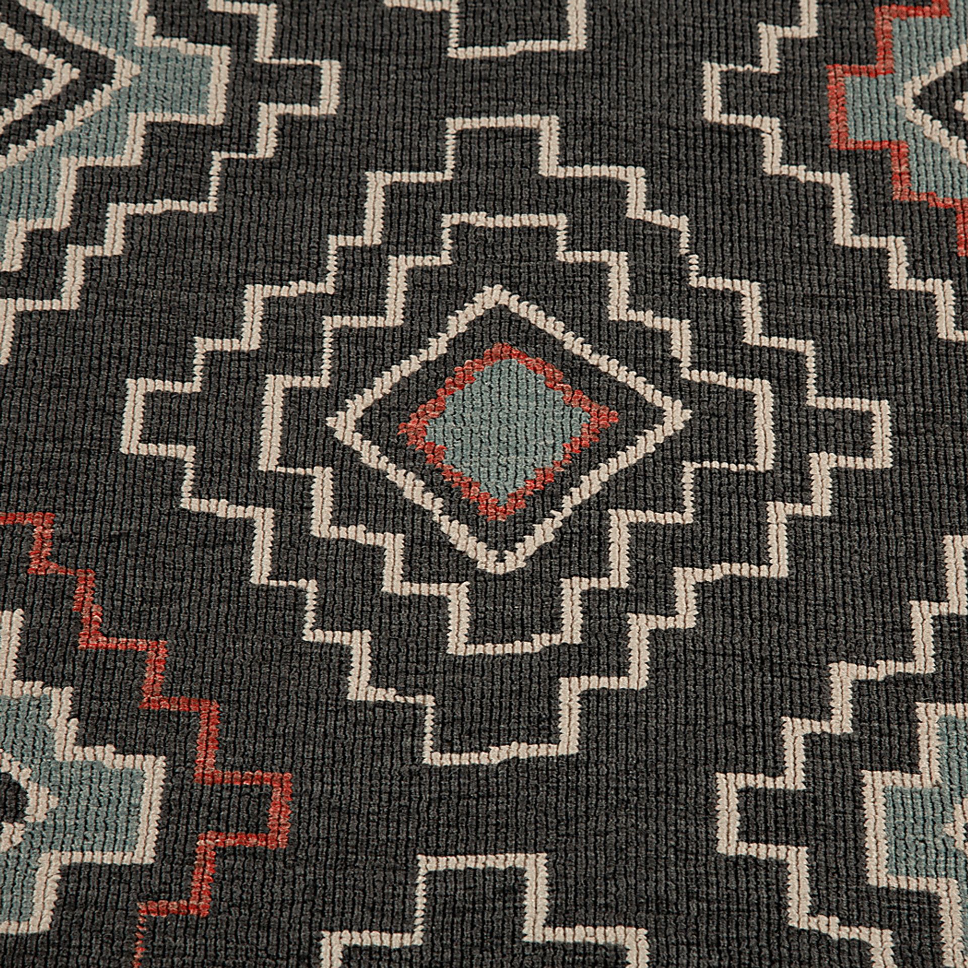 Evette Rios Boltan Black 8' x 9'9 Indoor/Outdoor Rug - Image 3