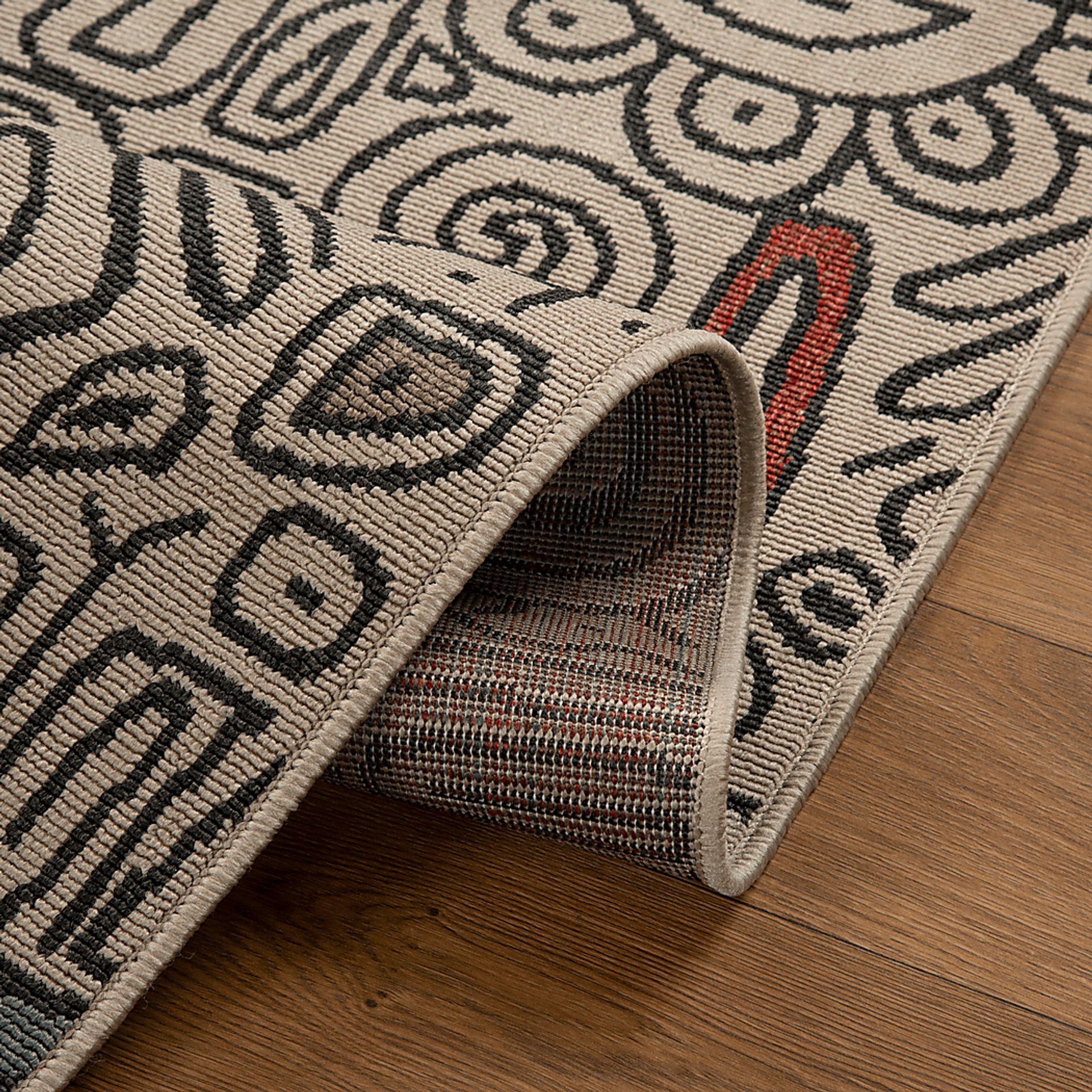 Evette Rios Cullin Ivory 5' x 7' Indoor/Outdoor Rug - Image 5