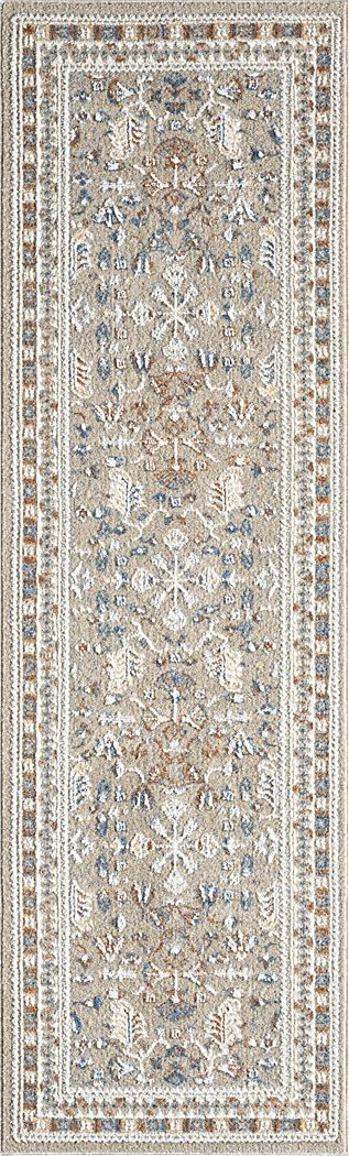 Evette Rios Jakue Rust 2'2 x 7' Runner Rug