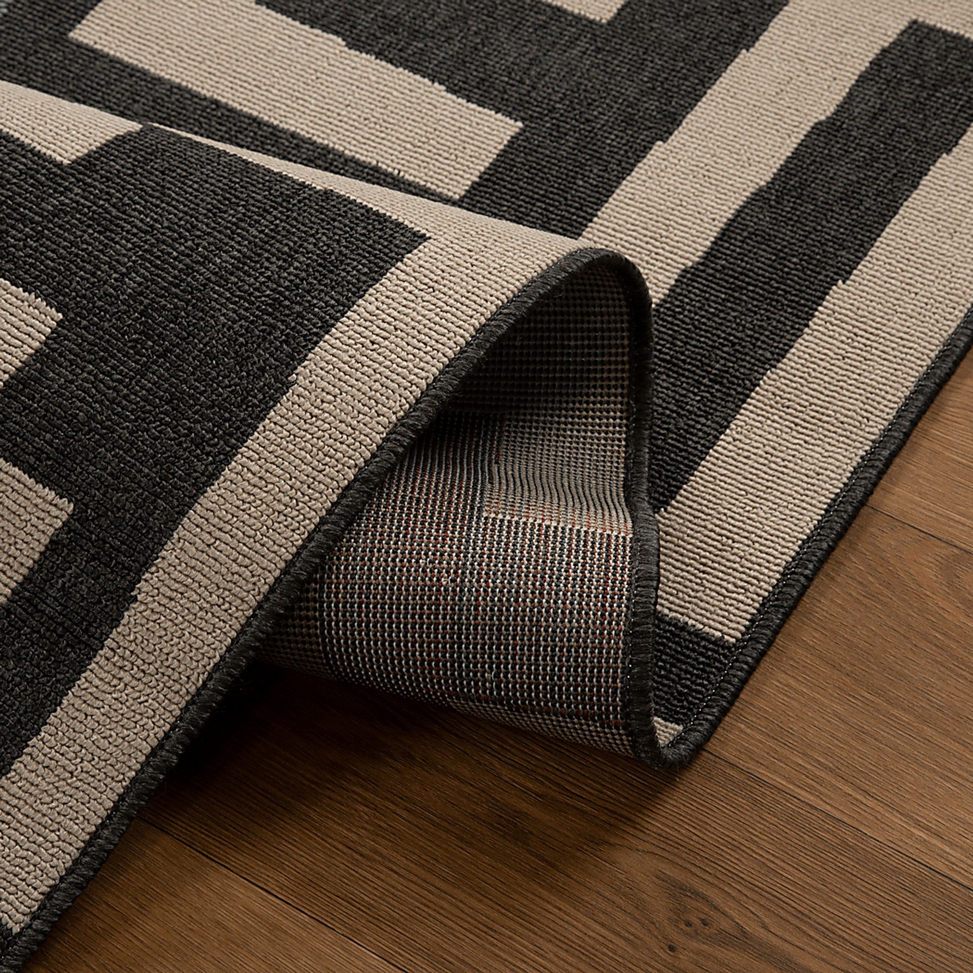 Evette Rios Swanton Black 5' x 7' Indoor/Outdoor Rug - Image 5