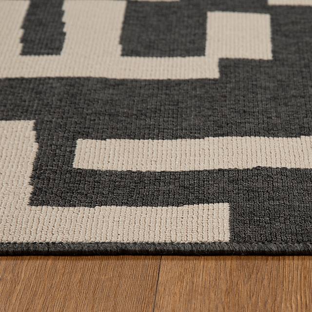 Evette Rios Swanton Black 8' x 9'9 Indoor/Outdoor Rug - Thumbnail - Image 7