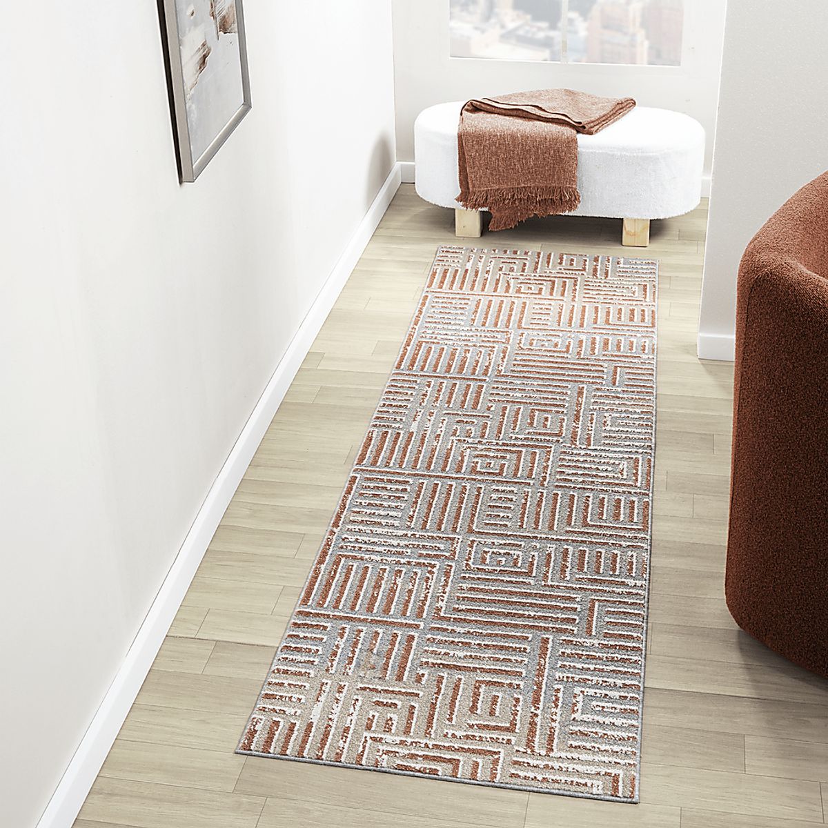 Udae Gray,Rust Gray,Red Rugs | Rooms to Go