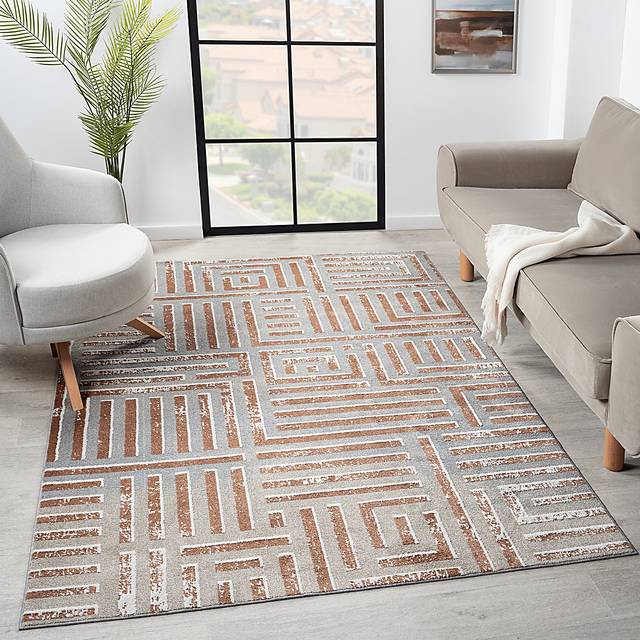 Evette Rios Udae Rust 7'9 x 9'9 Rug - Thumbnail - Image 3