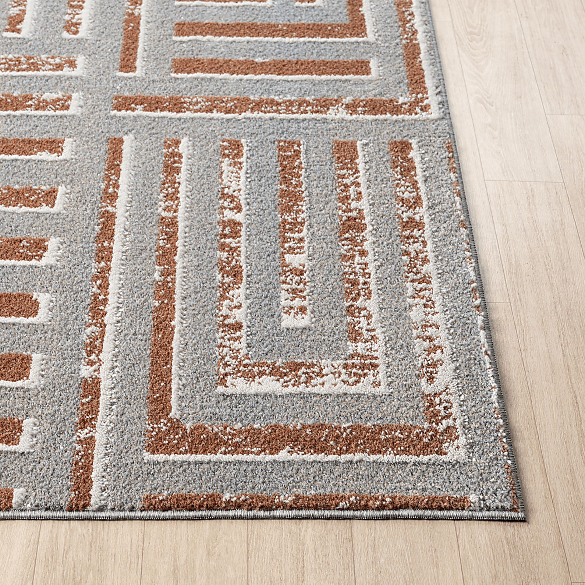 Evette Rios Udae Rust 7'9 x 9'9 Rug - Image 5