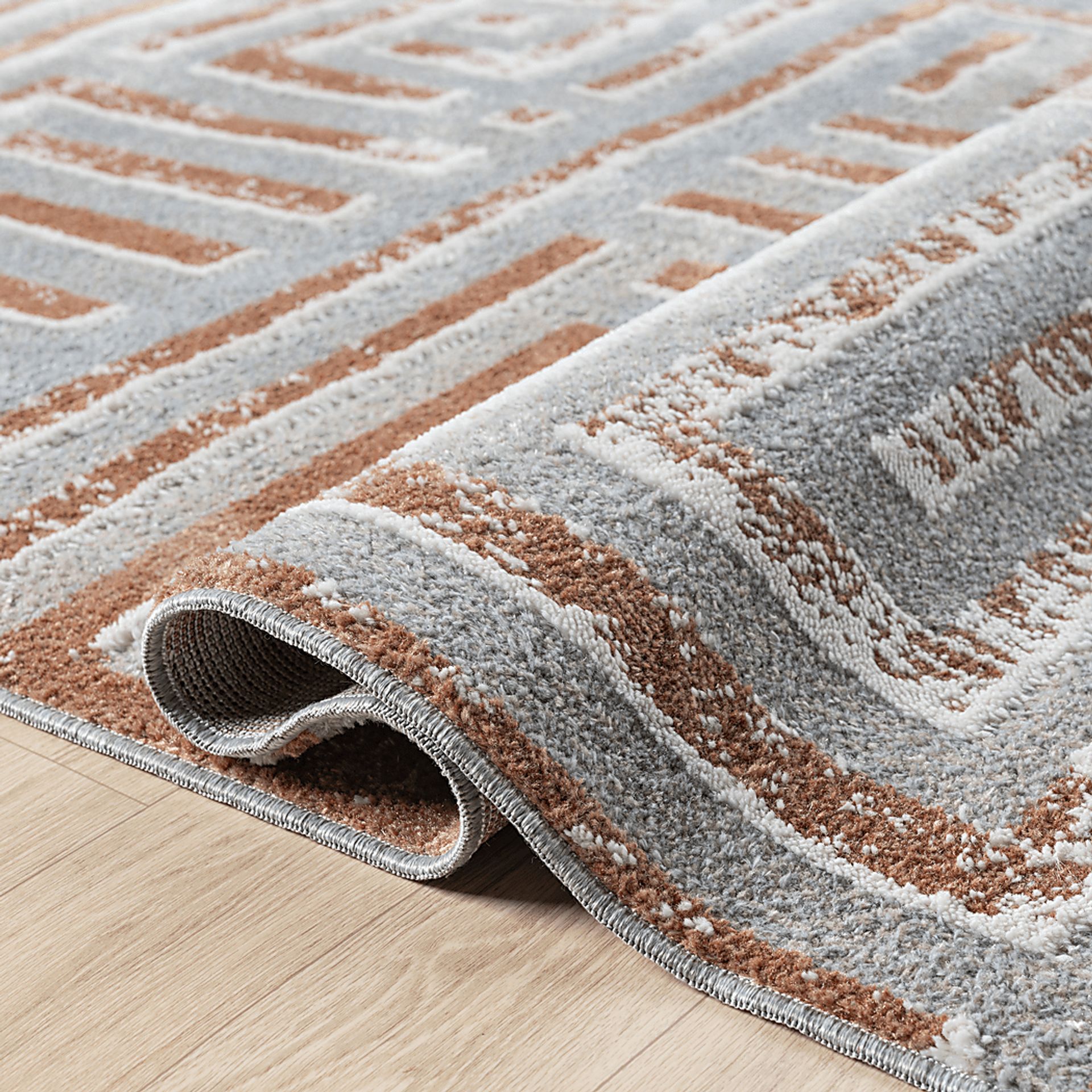 Evette Rios Udae Rust 7'9 x 9'9 Rug - Image 8