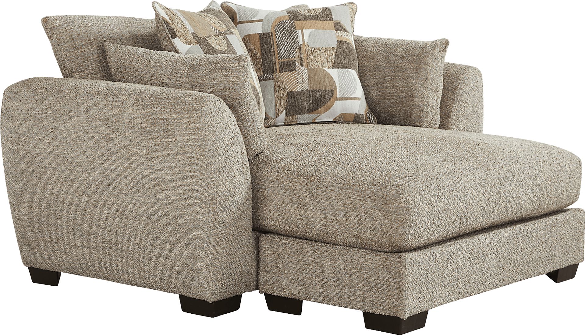 Evianna Brown Chaise - Image 1