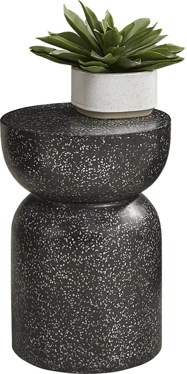 Outdoor Evigo Black Garden Stool - Thumbnail - Image 2