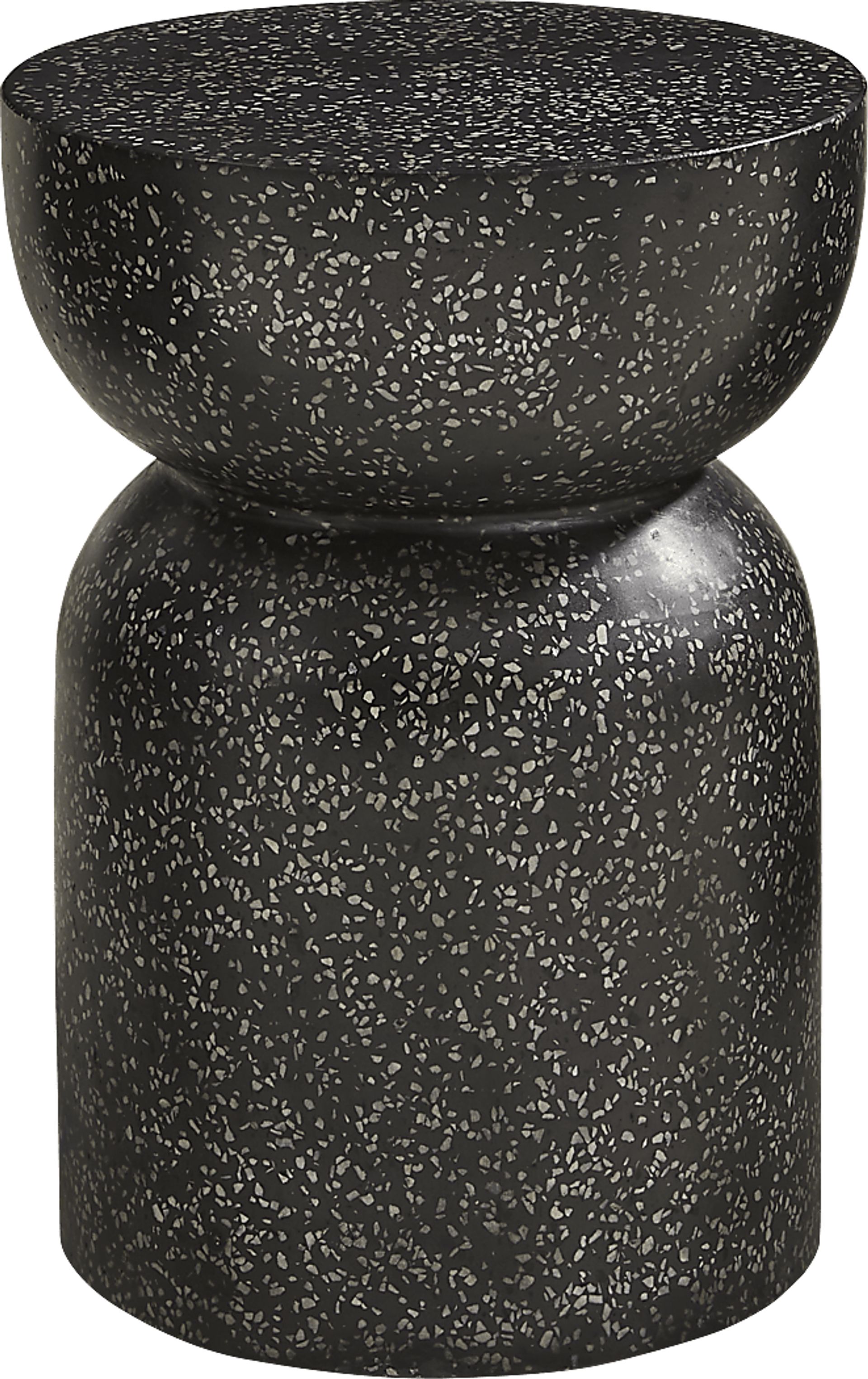 Outdoor Evigo Black Garden Stool - Image 1