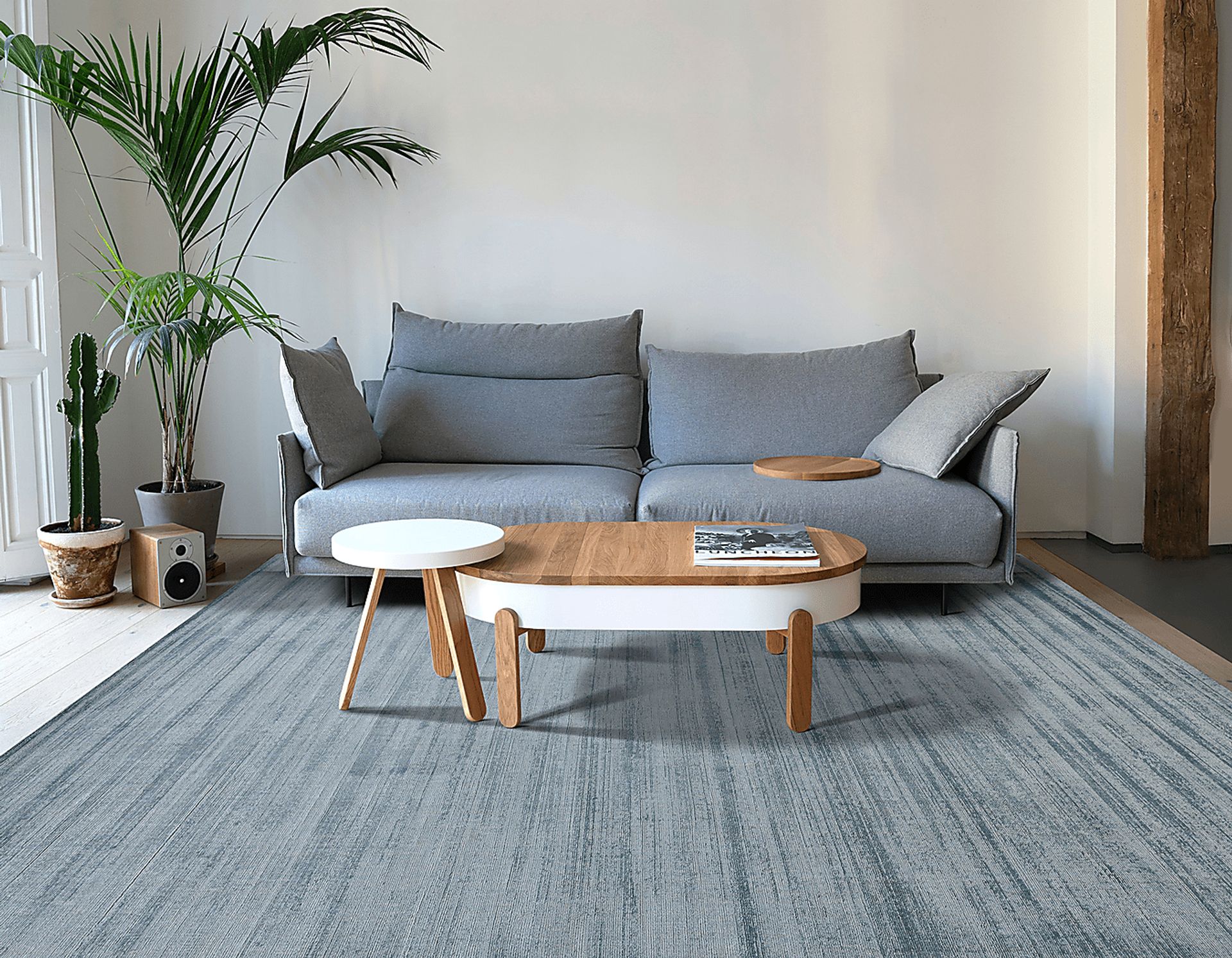 Evita Light Blue 9' X 12' Rug - Image 2