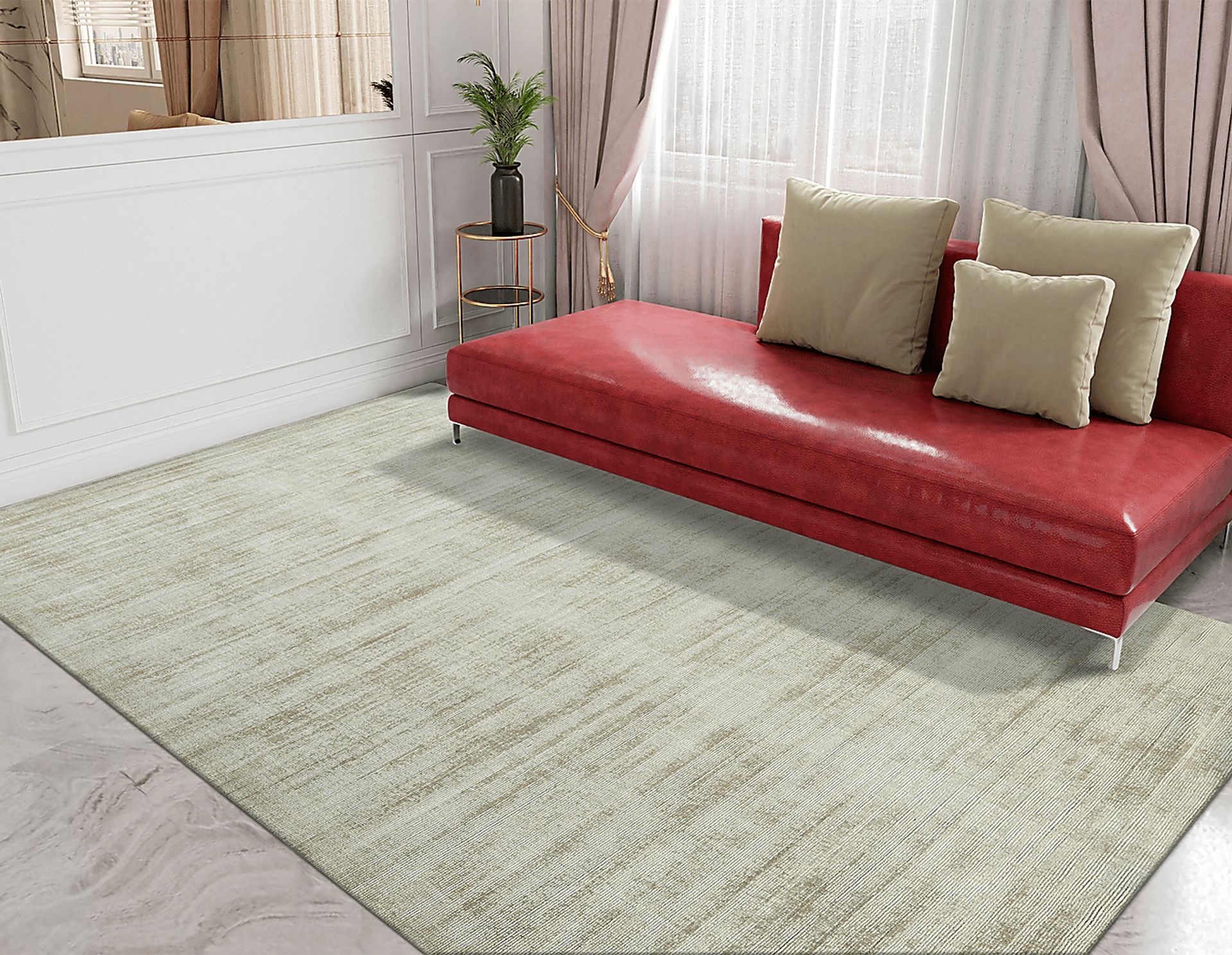 Evita Sand 4' X 6' Rug - Image 2