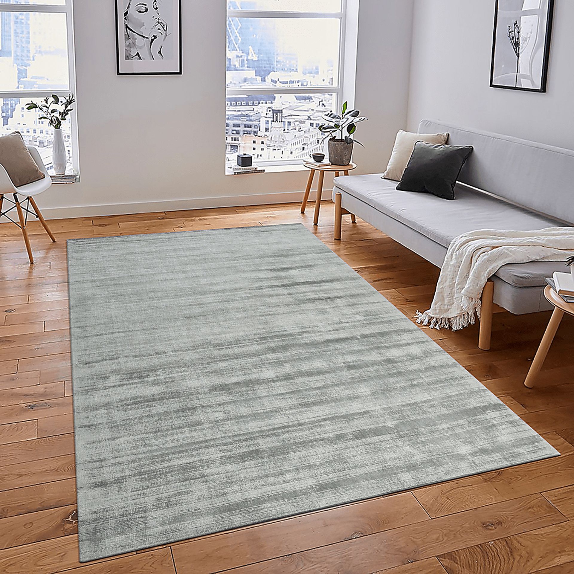 Evita Silver 8' X 10' Rug - Image 2