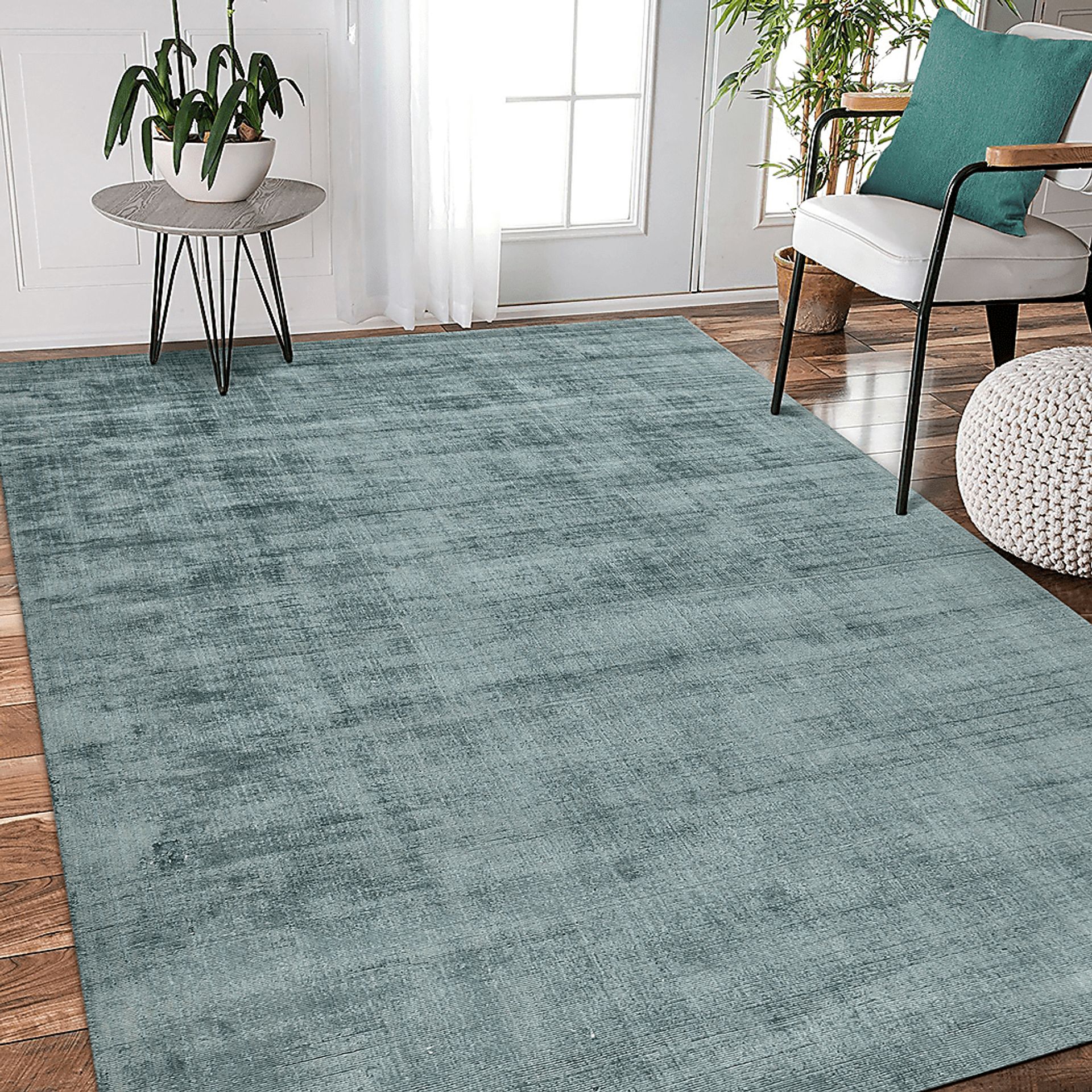 Evita Teal 9' X 12' Rug - Image 2