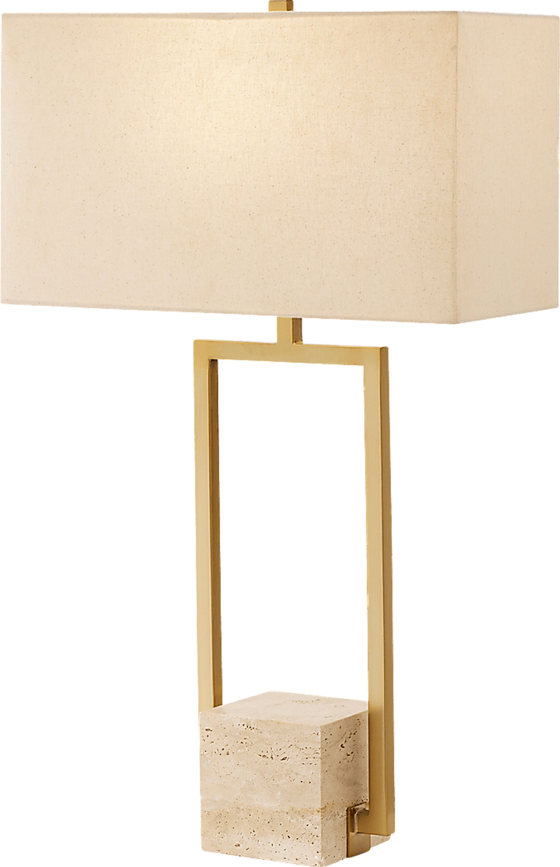 Evlyn Brass Lamp - Image 1