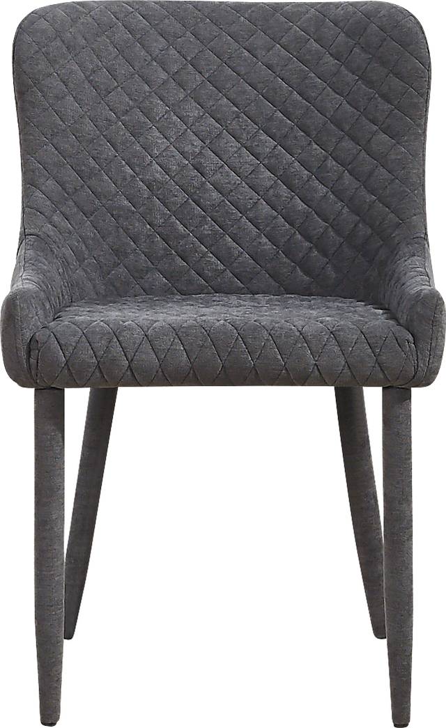 Evorna Gray Side Chair - Thumbnail - Image 2