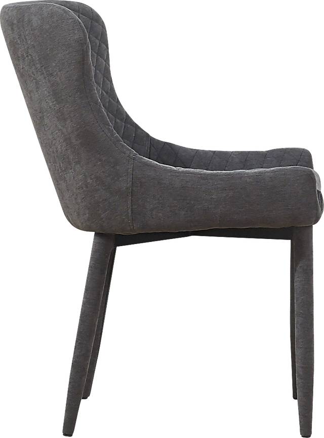Evorna Gray Side Chair - Thumbnail - Image 3