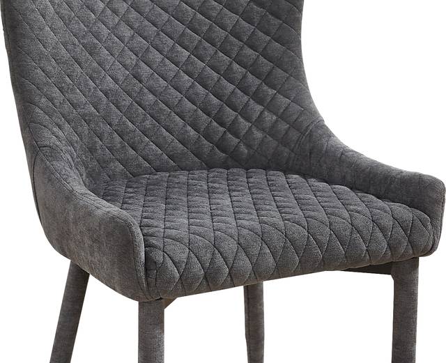 Evorna Gray Side Chair - Thumbnail - Image 5