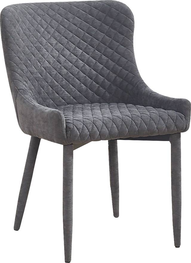 Evorna Gray Side Chair - Thumbnail - Image 1