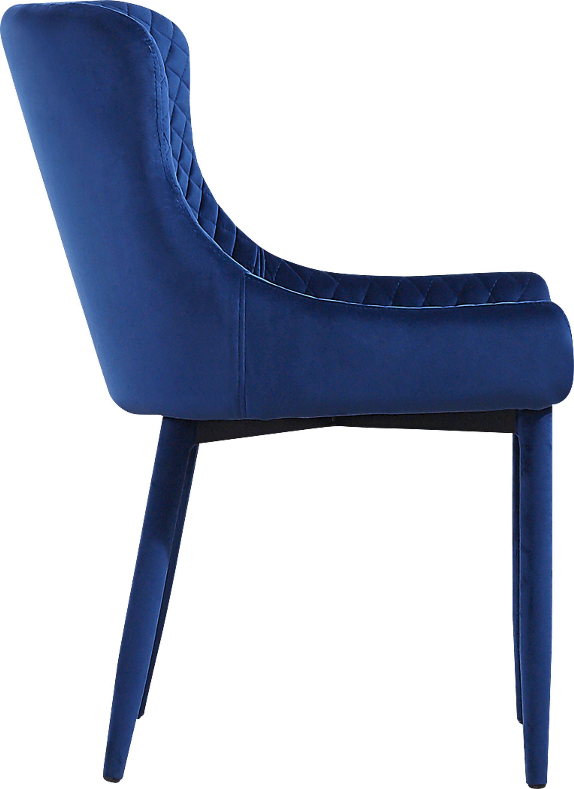 Evorna Navy Side Chair - Image 3