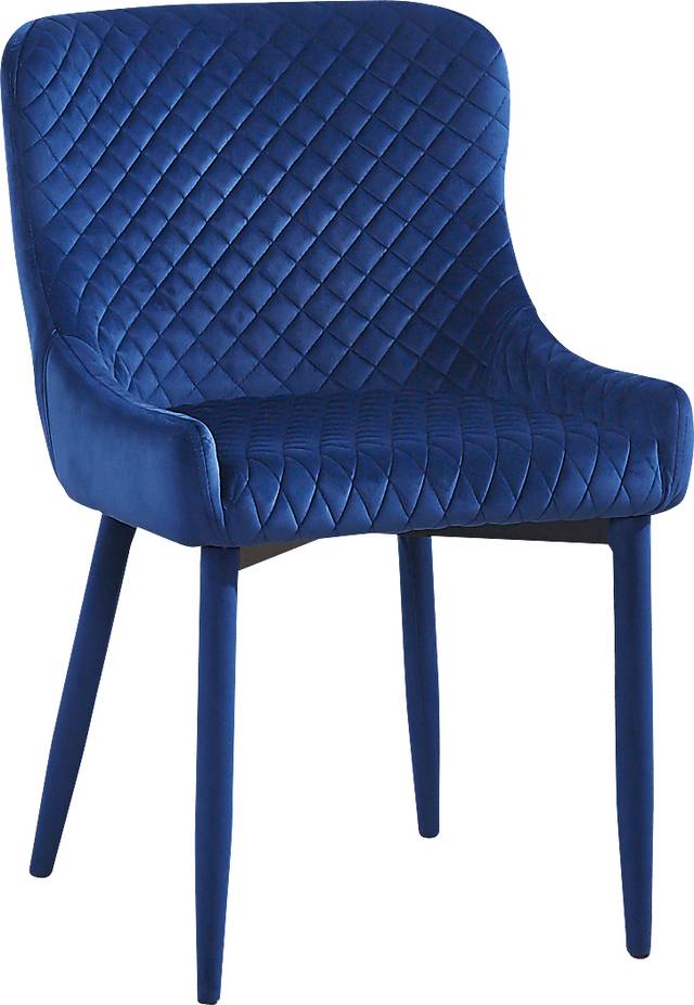 Evorna Navy Side Chair - Thumbnail - Image 1