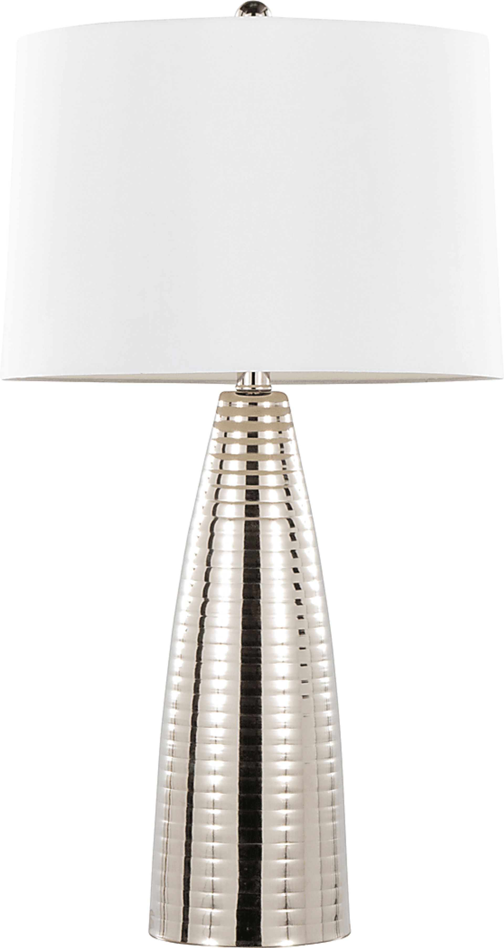 Ewald Shade Silver Lamp, Set of 2 - Image 4