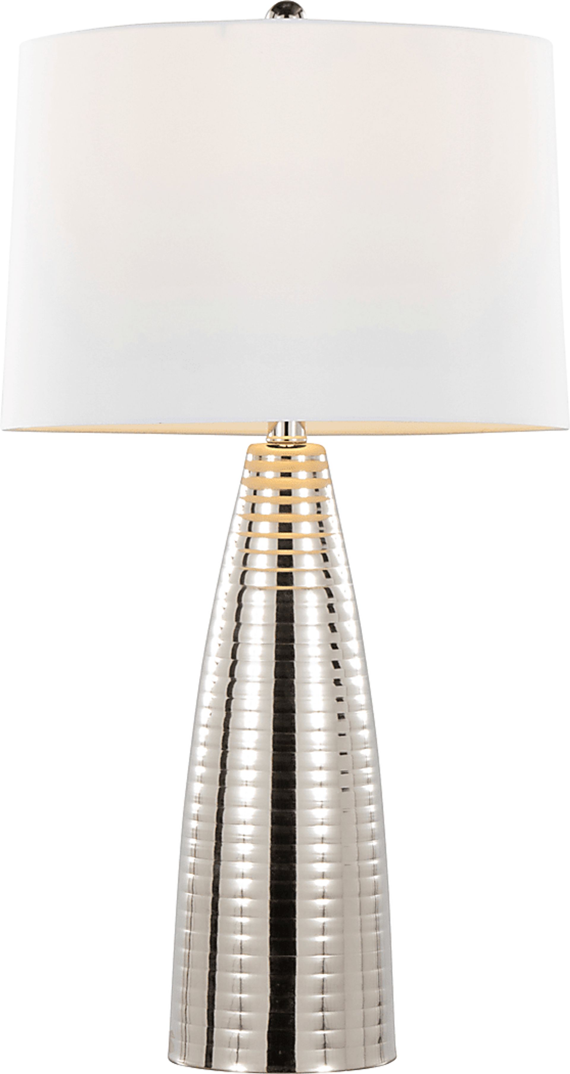 Ewald Shade Silver Lamp, Set of 2 - Image 5