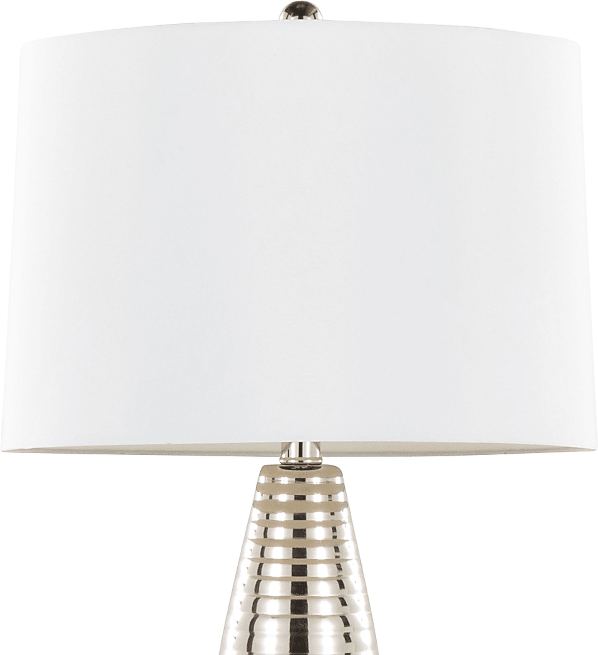Ewald Shade Silver Lamp, Set of 2 - Image 7