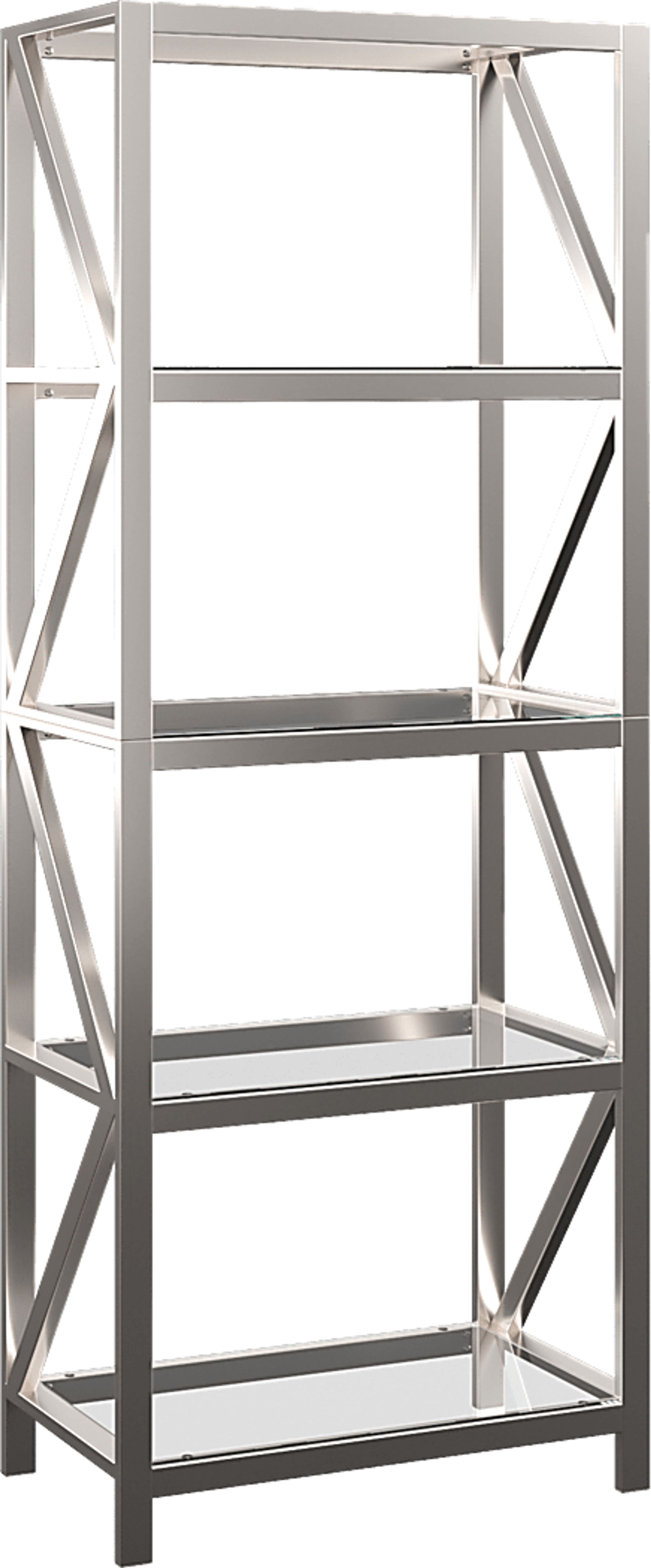 Ewer Gray Bookcase - Image 1