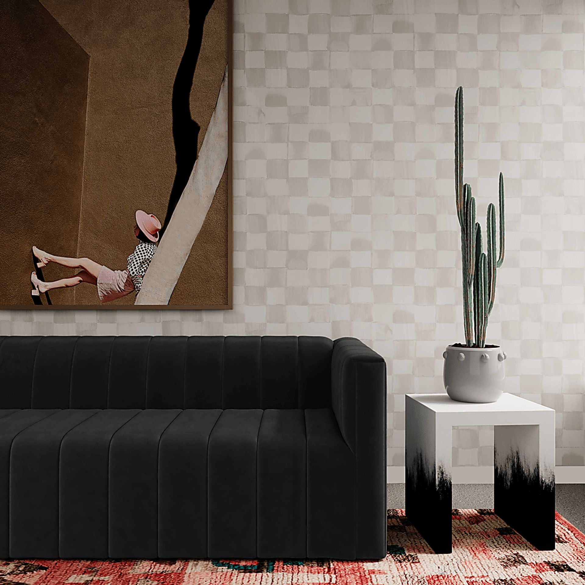 Excelso I Black End Table - Image 2