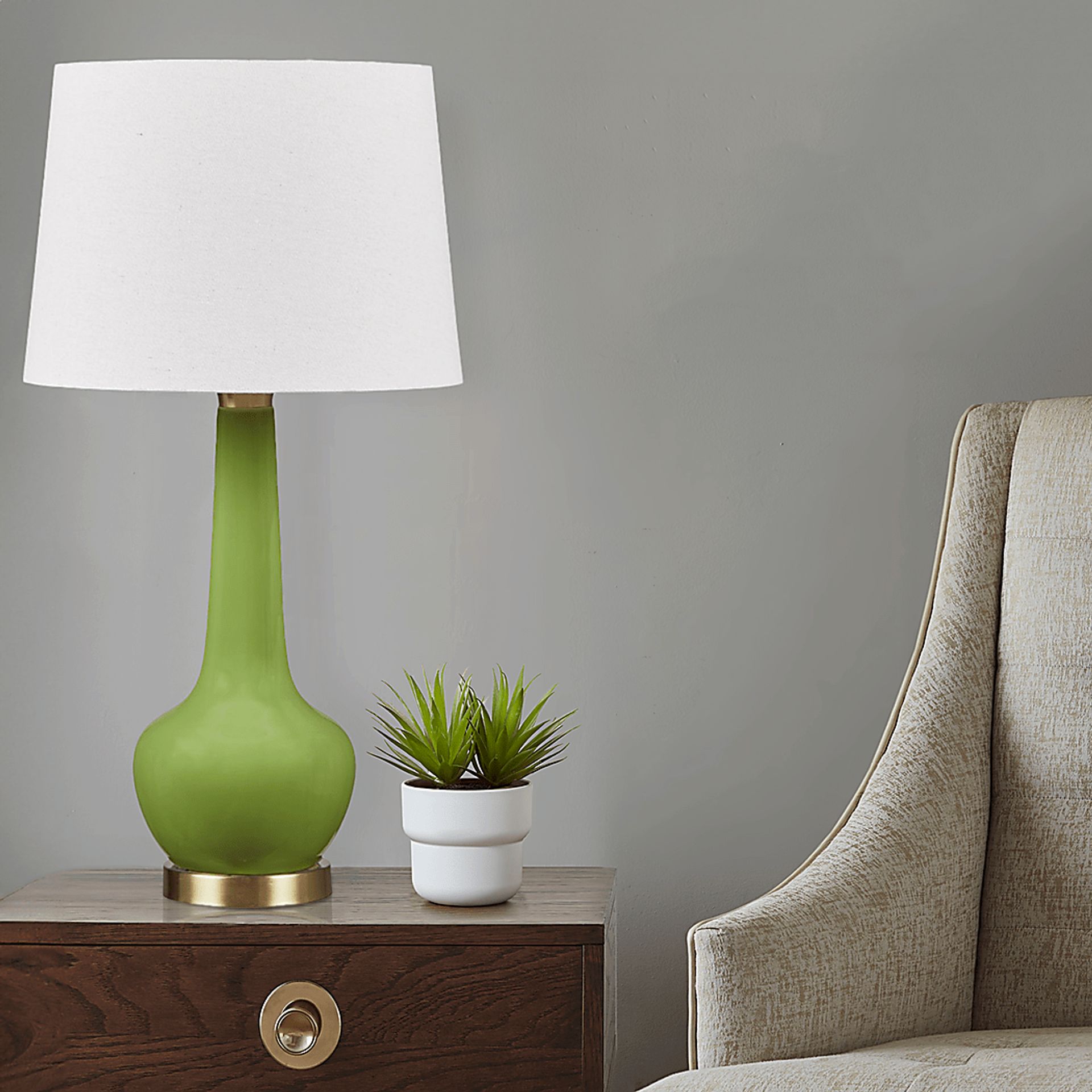Exeter Grove Green Lamp - Image 2