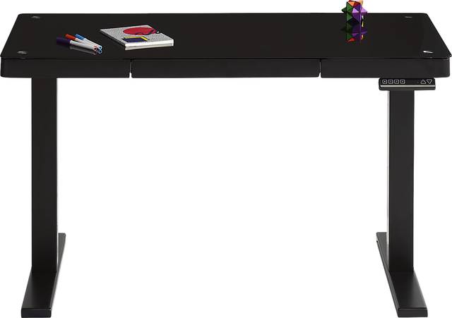 Exeter Place Black Adjustable Desk - Thumbnail - Image 1