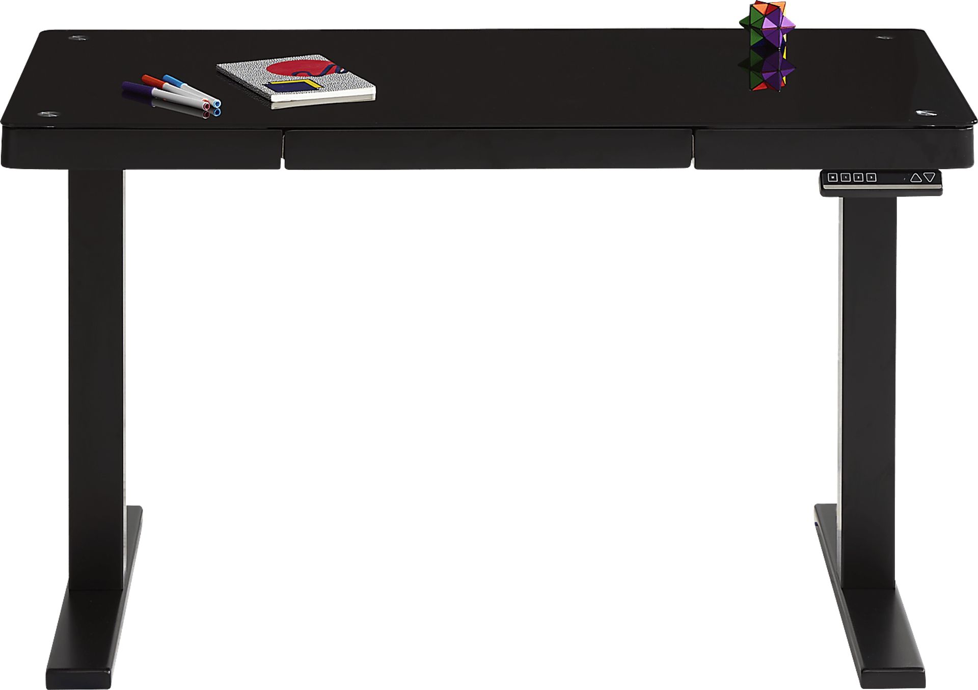 Exeter Place Black Adjustable Desk - Image 1