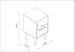 Exmore White Marble Nightstand