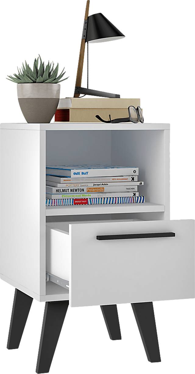 Exmore White Nightstand - Thumbnail - Image 4