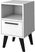 Exmore White Nightstand